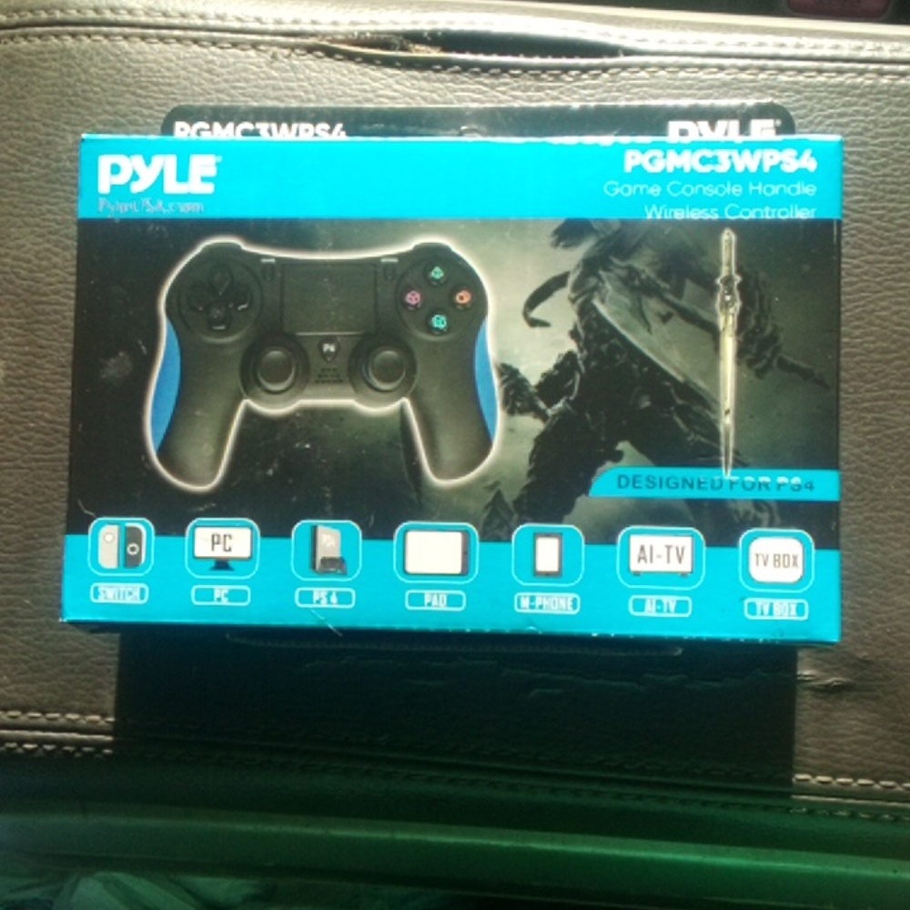 PS4 controller.
